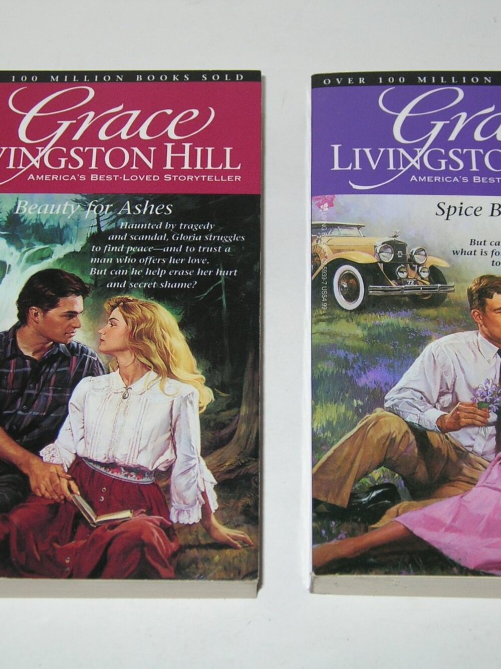 2 Books-Beauty for Ashes & Spice Box by Grace Livingston Hill Novel New 85